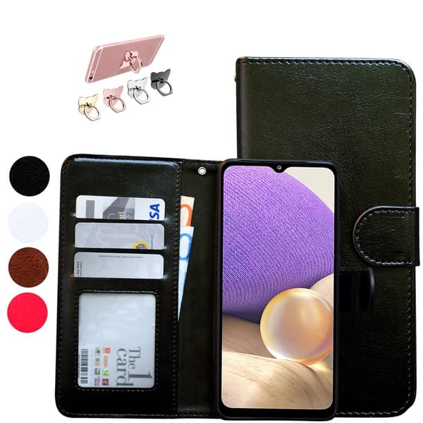 Samsung Galaxy A02s - Läderfodral / Skydd Pink