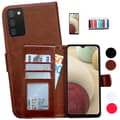 Miniatyrbillede 1 af 11: Samsung Galaxy A02s - Læder cover / Beskyttelse