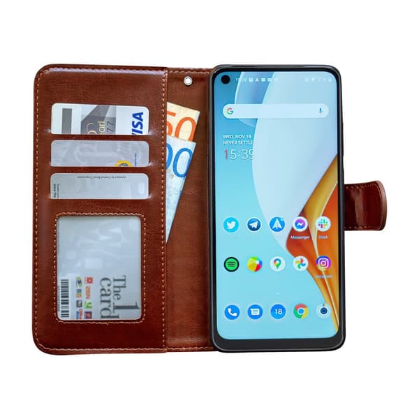 OnePlus Nord N100 - Nahkakotelo / Suoja