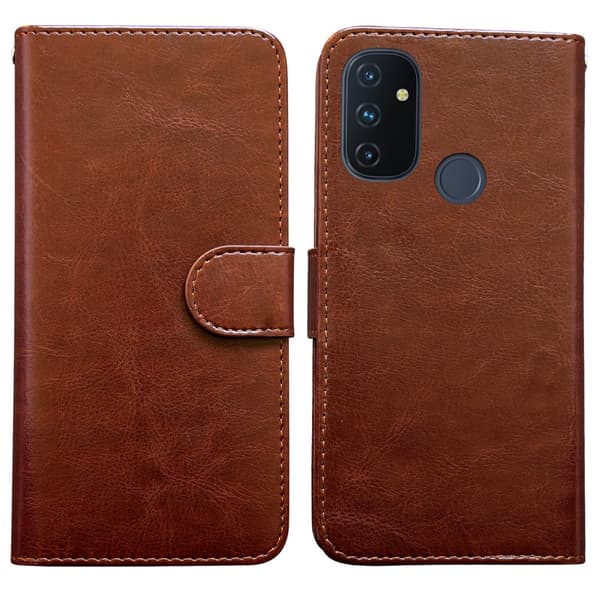 OnePlus Nord N100 - Læder cover / Beskyttelse