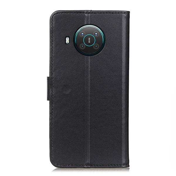 Pung Læder Stativ Taske til Nokia X20/X10 - Sort