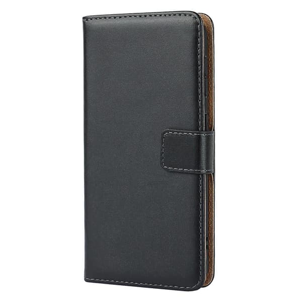 Plånboksfodral Samsung Galaxy Xcover 5 i Svart Läder