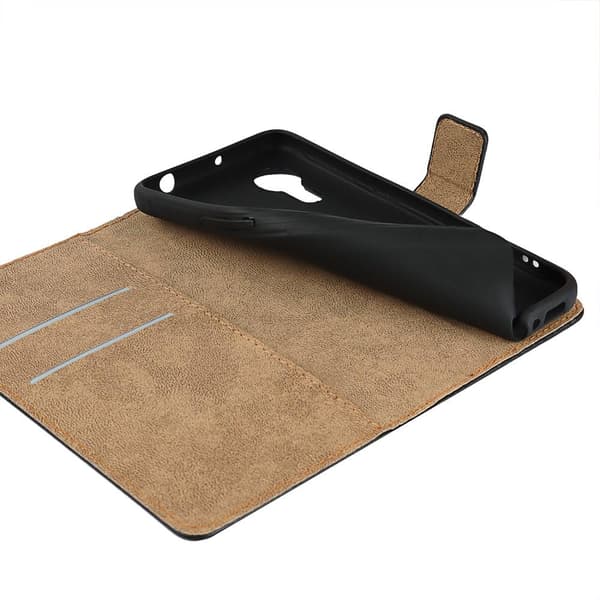 Plånboksfodral Samsung Galaxy Xcover 5 i Svart Läder