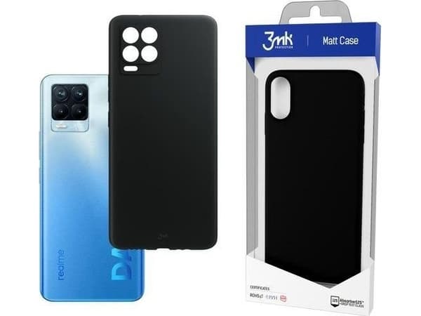 3MK 3MK Matt fodral Realme 8 Pro svart /svart