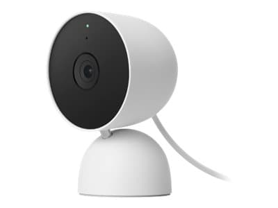 Google Nest Cam - Nettverksovervåkingskamera - innendørs - farge (Dag og natt) - 2 MP - 1920 x 1080 - 1080p - lyd - trådløs - Wi-Fi - H.264