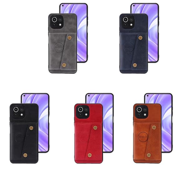 Stilrent Smidigt Skal med Korthållare - Xiaomi Mi 11 Lite