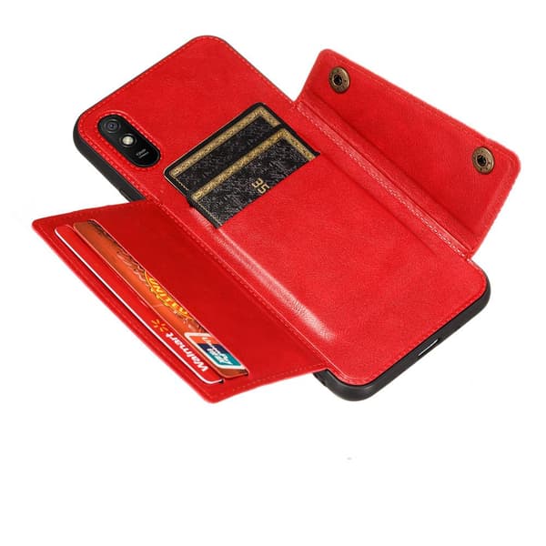Xiaomi Redmi 9AT - Professionellt Skal med Korthållare