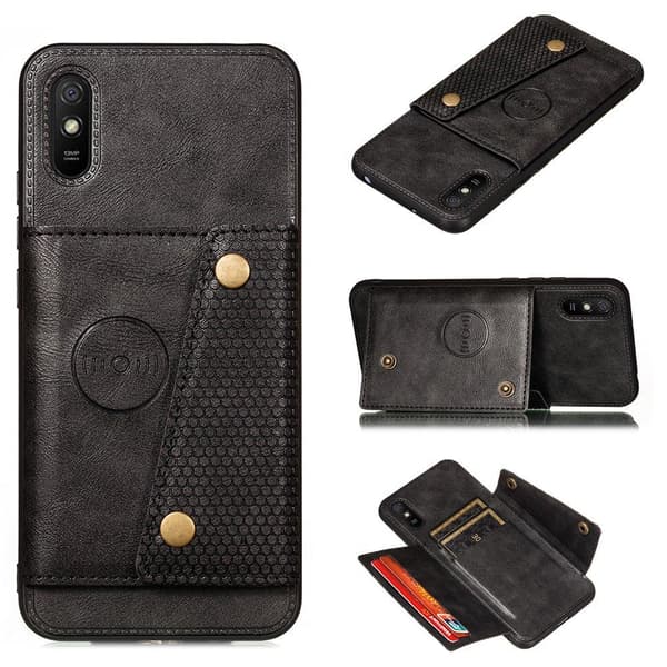 Xiaomi Redmi 9AT - Professionellt Skal med Korthållare