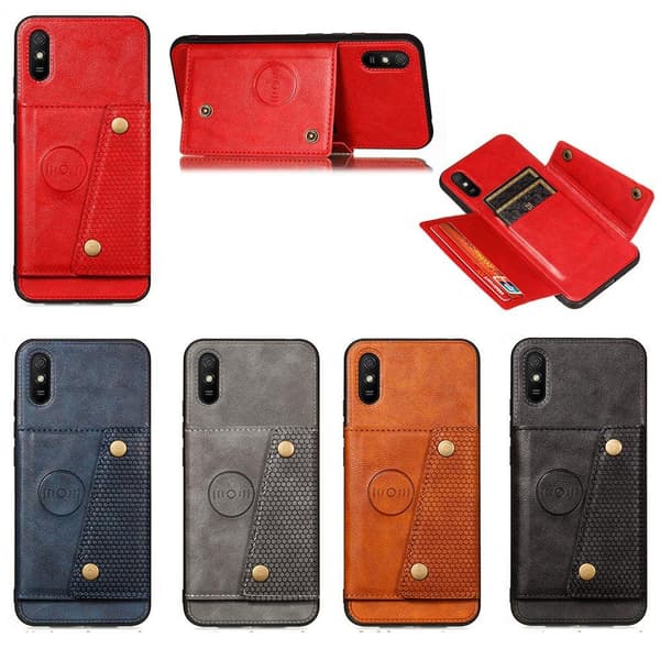 Xiaomi Redmi 9AT - Professionellt Skal med Korthållare