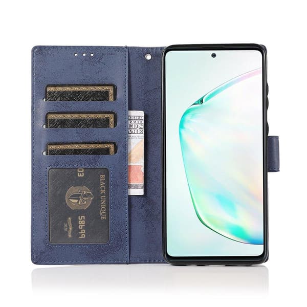Samsung Galaxy A22 5G - Robust Effektfullt LEMAN Plånboksfodral