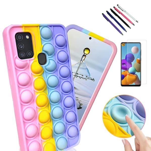 Samsung Galaxy A21s - Cover / Beskyttelse Pop It Fidget