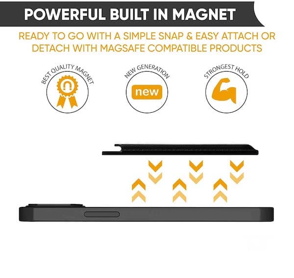 Magnetisk Magsafe Korthållare iPhone 12 Serien