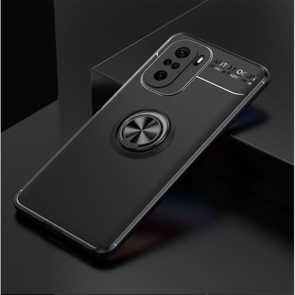 Xiaomi Mi 11i TPU Deksel Med Fingerring - Svart