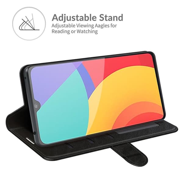 Alcatel 1L (2021) Plånboksfodral / fodral - Svart