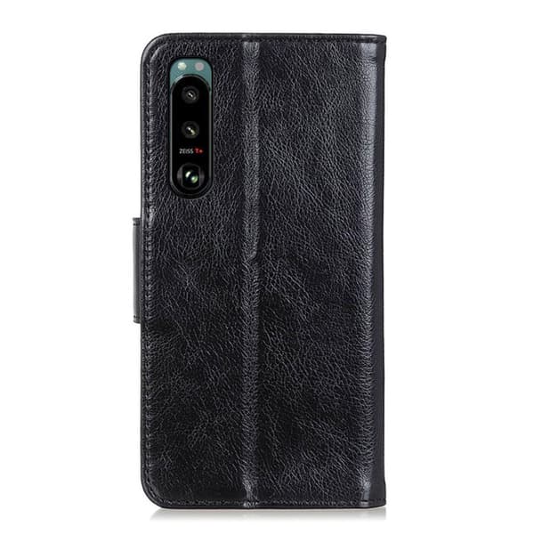 Sony Xperia 5 III Plånboksfodral Textured Split - Svart