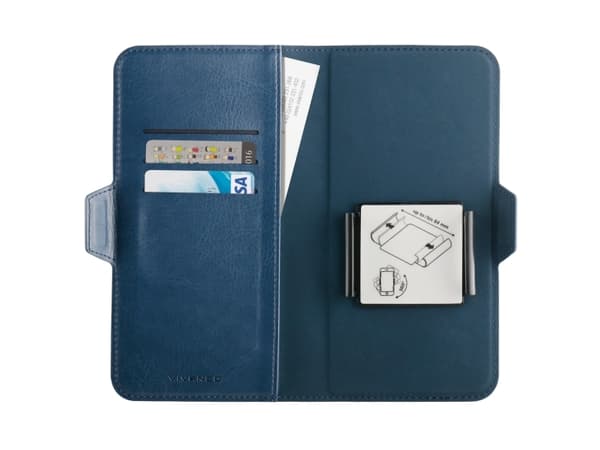 Vivanco Universal Book, Folio-kotelo, Mikä tahansa tuotemerkki, Universal, 14,7 cm (5.8"), Sininen