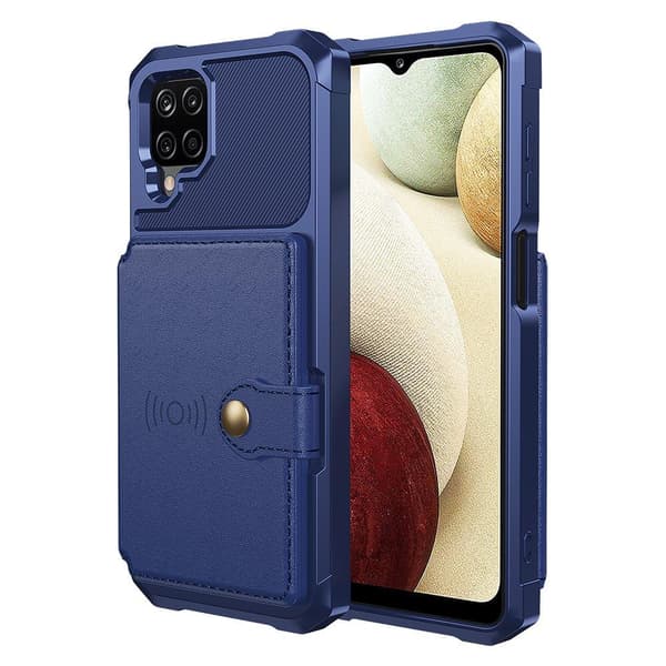 Stilsäkert Smidigt Skal med Kortfack - Samsung Galaxy A12