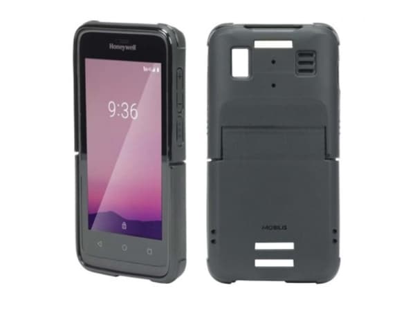 Mobilis PROTECH - Baksidedeksel for datafangstterminal - robust - 30 % resirkulert materiale - svart - for Honeywell EDA51K