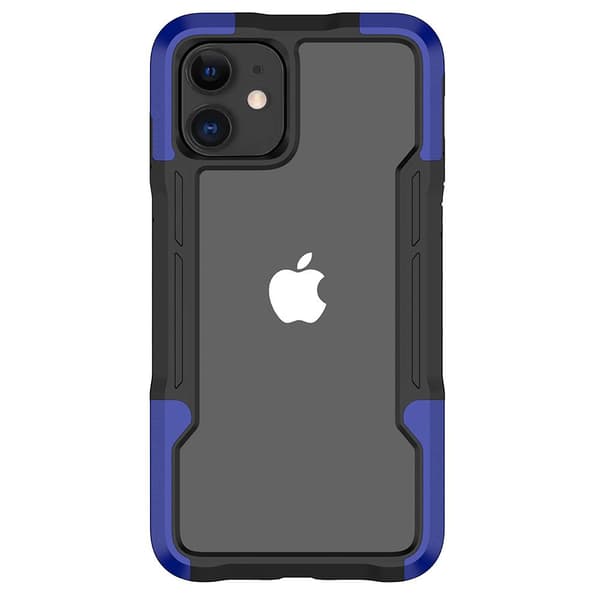 Skyddande Armor Skal - iPhone 12 Blå Blå