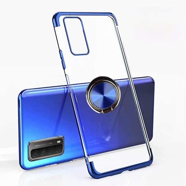 Huawei P Smart 2021 - Stilsäkert Praktiskt Skal med Ringhållare