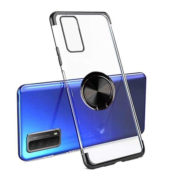 Huawei P Smart 2021 - Stilsäkert Praktiskt Skal med Ringhållare