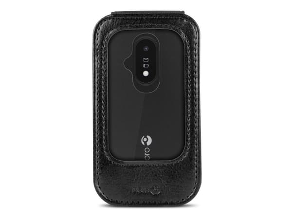 Doro Case - Baksidesskydd för mobiltelefon - svart - för DORO 6040, 6041, 6060, 7030, 7031