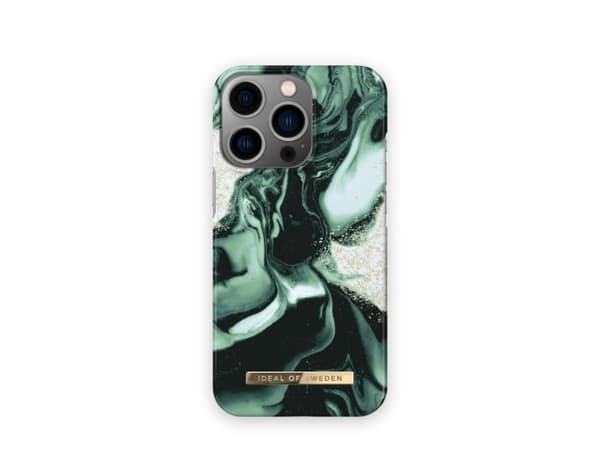 iDeal of Sweden Golden Olive Marble, Suojus, Apple, iPhone 13 Pro, 15,5 cm (6.1"), Kulta, Marmorinvärinen, Oliivi