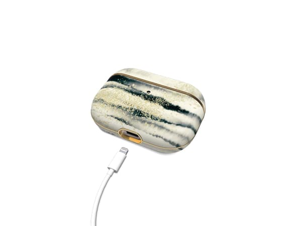 IDEAL OF SWEDEN Printed Case S/S 21 - Fodral för trådlösa hörlurar - plast - guld - tie-dye - för Apple AirPods Pro