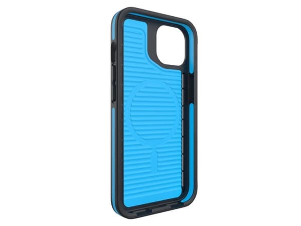 GEAR4 Vancouver Snap, Suojus, Apple, iPhone 13, 15,5 cm (6.1"), Musta, Sininen