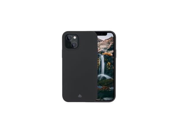dbramante1928 Monaco - Baksidedeksel for mobiltelefon - MagSafe-samsvar - 100 % resirkulert plast - nattsvart - for Apple iPhone 13 mini