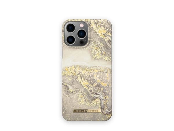 IDEAL OF SWEDEN - Baksidedeksel for mobiltelefon - plastikk - sparkle greige-marmor - for Apple iPhone 13 Pro Max