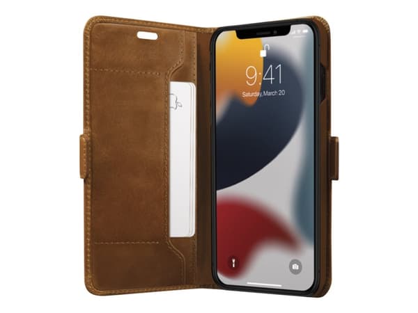 dbramante1928 Copenhagen Slim, Lompakkokotelo, Apple, iPhone 13 Mini, 13,7 cm (5.4"), Ruskea