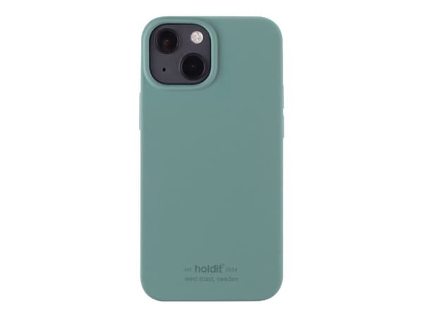 Holdit - Baksidedeksel for mobiltelefon - silikon - mosegrønn - Svensk design - for Apple iPhone 13 mini