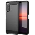 Miniatyrbillede 1 af 4: SKALO Sony Xperia 5 III Armor Carbon Stødsikker TPU-cover