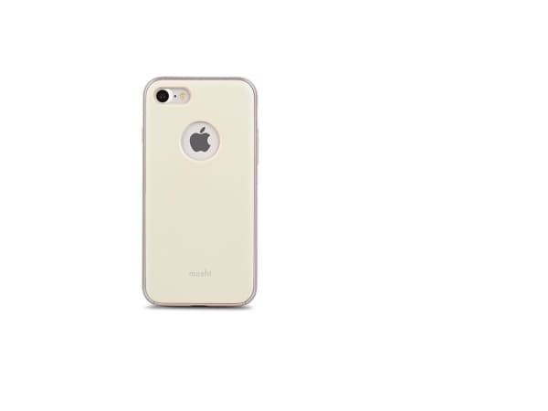 Moshi iGlaze, Rund (shell case), Apple, iPhone 7, 11,9 cm (4.7"), Beige