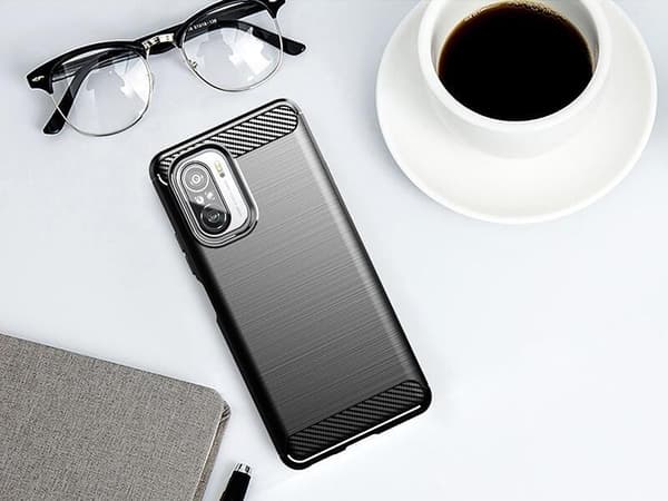 SKALO Xiaomi Mi 11i Armor Carbon Iskunkestävä TPU suojakuori