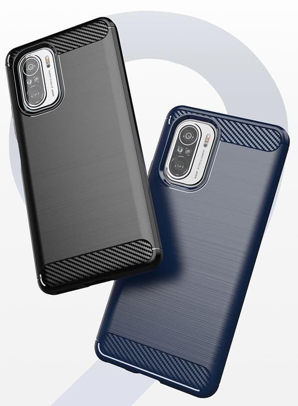 SKALO Xiaomi Mi 11i Armor Carbon Iskunkestävä TPU suojakuori