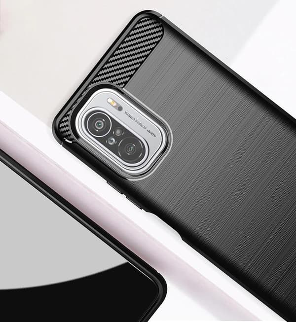 SKALO Xiaomi Mi 11i Armor Carbon Iskunkestävä TPU suojakuori