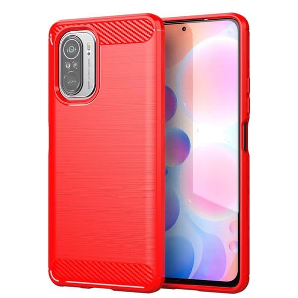 SKALO Xiaomi Mi 11i Armor Carbon Iskunkestävä TPU suojakuori