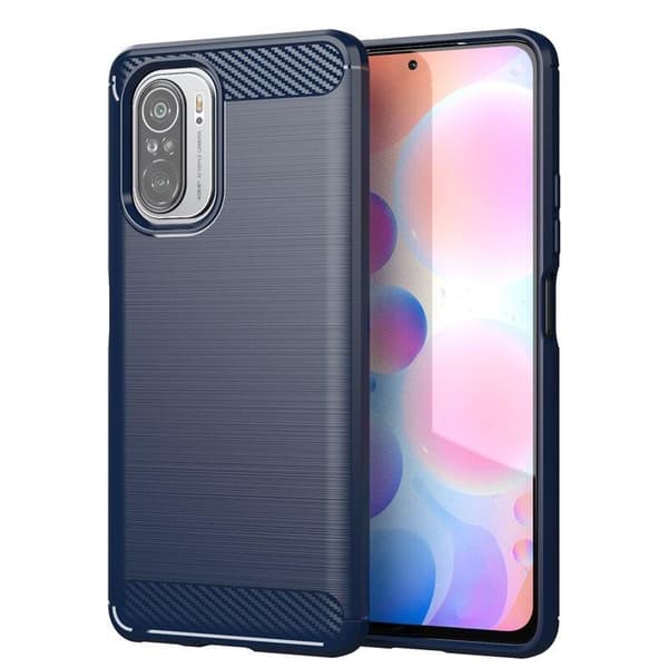 SKALO Xiaomi Mi 11i Armor Carbon Iskunkestävä TPU suojakuori