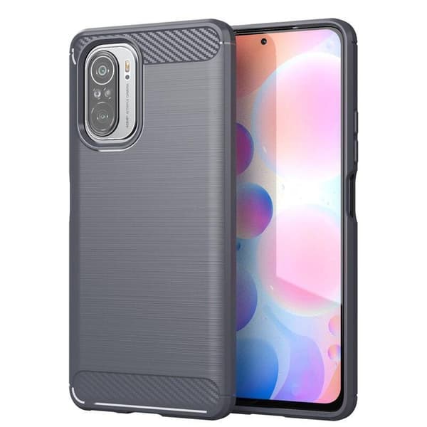 SKALO Xiaomi Mi 11i Armor Carbon Iskunkestävä TPU suojakuori