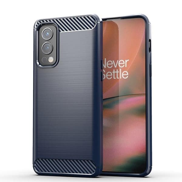 SKALO OnePlus Nord 2 Armor Carbon Stöttåligt TPU-skal