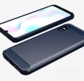 Pikkukuva 4 / 6: SKALO Xiaomi Redmi 9A Armor Carbon Iskunkestävä TPU suojakuori
