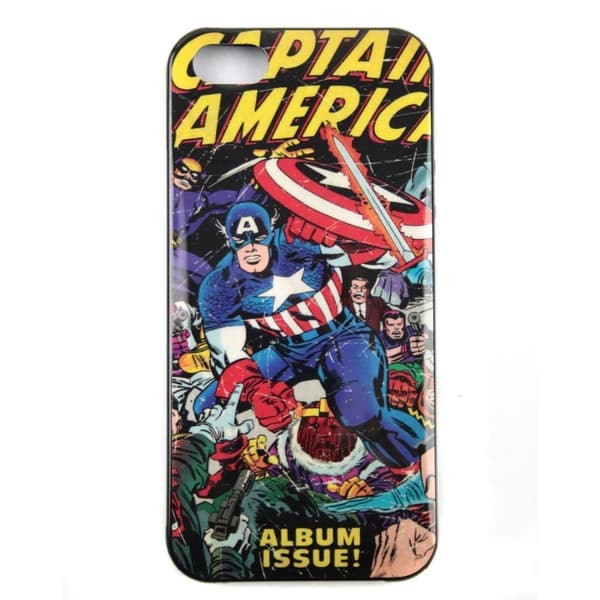 Captain America Retro Comic Phone Case Multicoloured One Size