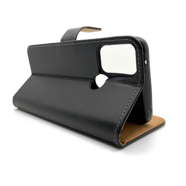 SKALO Moto G30 / Moto G20 Flip Cover m. Pung i Ægte Læder
