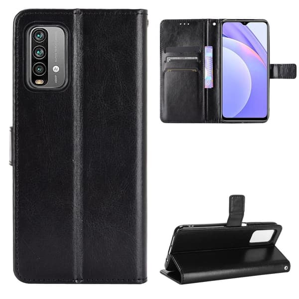 Xiaomi Redmi 9T Plånboksfodral Crazy Horse