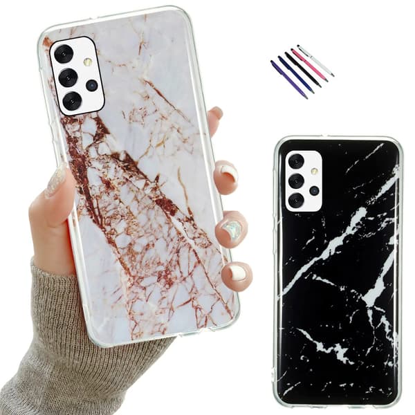 Päivitä Samsung Galaxy A32 5G - Marmorikoteloon! Black