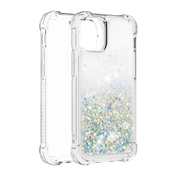 Glitter Bling TPU Case iPhone 13 Pro Max Silver