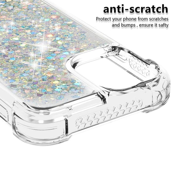 Glitter Bling TPU Case iPhone 13 Pro Max Silver