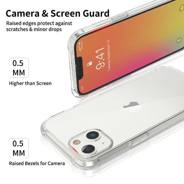 Stöttåligt TPU Skal iPhone 13 Transparent